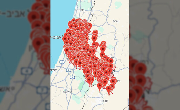 אזעקות ברחבי הארץ בעקבות הירי מתימן (צילום: שימוש לפי סעיף 27א' לחוק זכויות יוצרים)