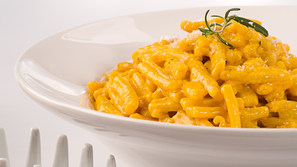 פסטה ברוטב שמנת ומיץ גזר