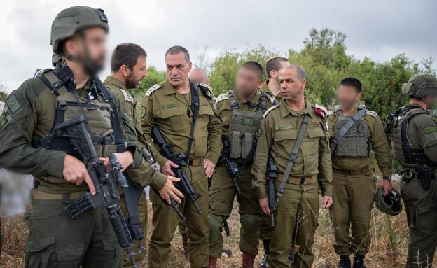 הרמטכ״ל בזירת הפיגוע בשומרון (צילום: דובר צה