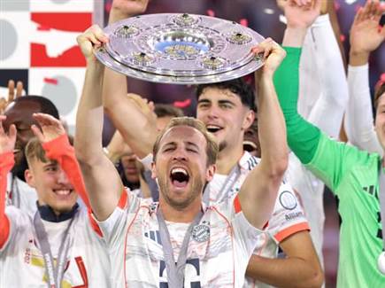 הארי קיין. “יסתפק“ באליפות (GETTY) (צילום: ספורט 5)