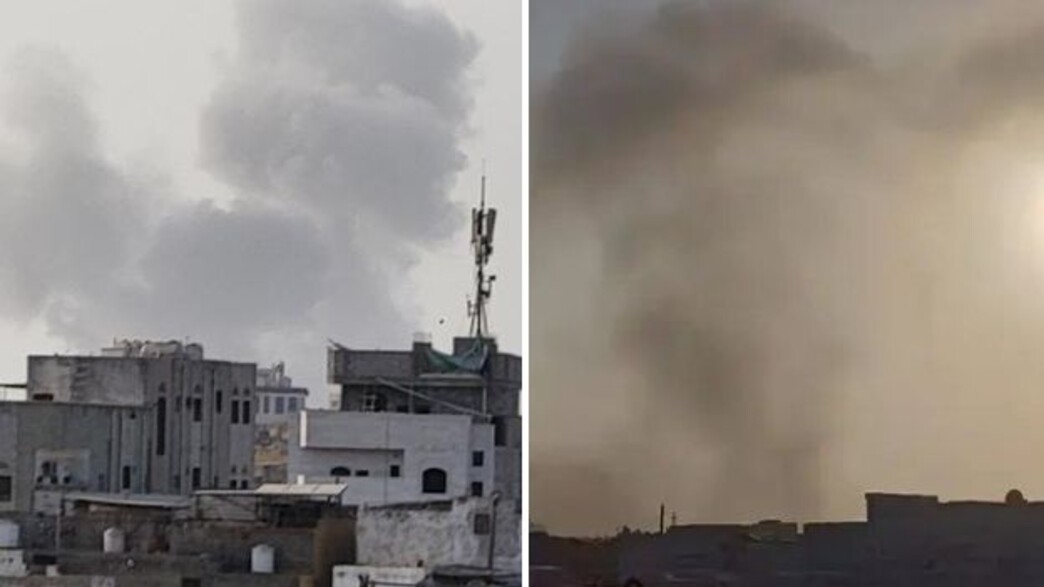 אחרי הודעת פינוי הנמלים: החלה תקיפה ישראלית בנמל חודידה בתימן אחרי הודעת פינוי הנמלים: החלה תקיפה ישראלית בנמל חודידה בתימן