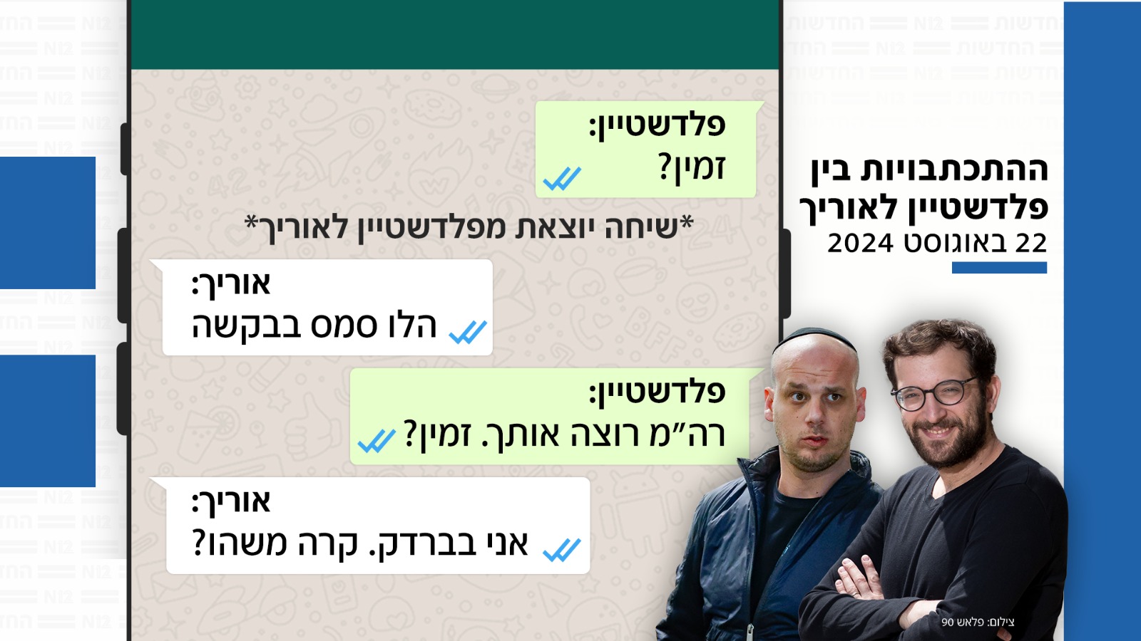 ההתכתבויות בין פלדשטיין לאוריך