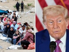 טראמפ, גבול מקסיקו (צילום: AP,  Mario Tama/Getty Images)