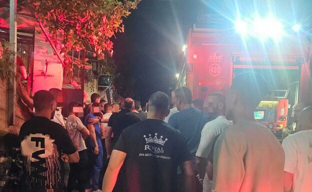 תיעוד מזירת השרפה בדיר אל-אסד (צילום: תיעוד מבצעי מד