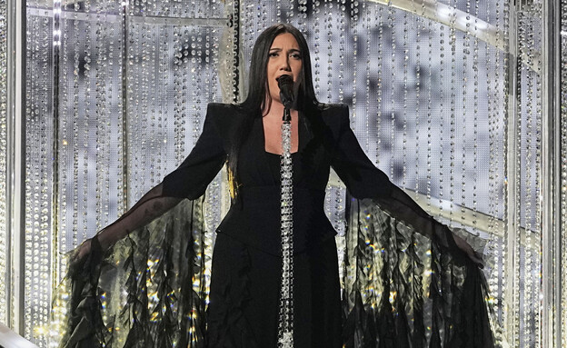 יובל רפאל בגמר האירוויזיון (צילום: AP)