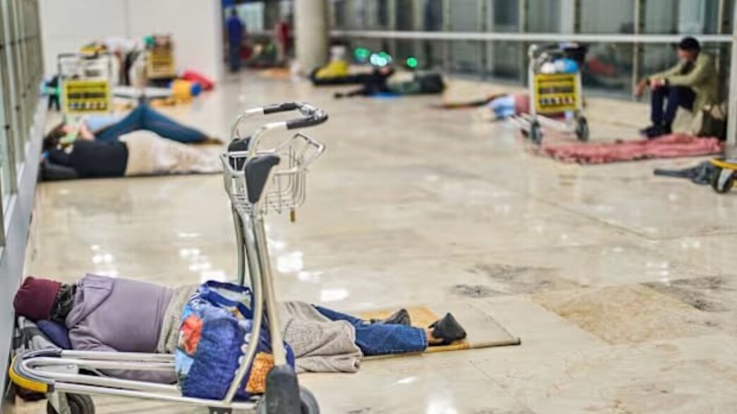 נמל תעופה מדריד הומלסים