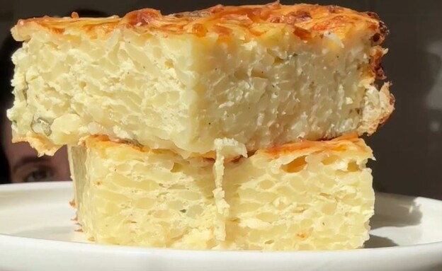 פשטידת אטריות וגבינות. להבא לא לחכות עד שבועות