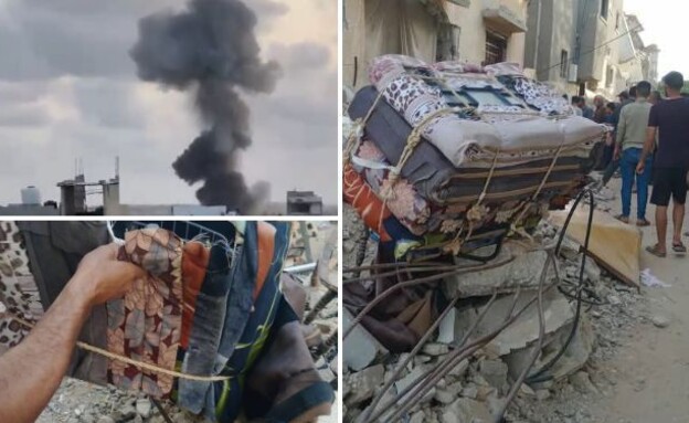 התמונות מהזירה (צילום: מתוך תיעוד שעלה ברשתות החברתיות, שימוש לפי סעיף 27א' לחוק זכויות יוצרים)