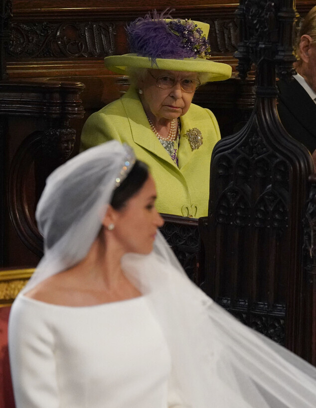 המלכה אליזבת', מייגן מרקל המלכה אליזבת', מייגן מרקל