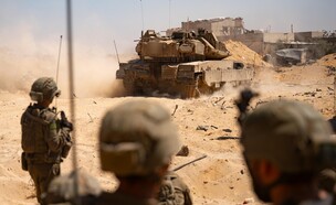 הכוחות ברצועה (צילום: דובר צה"ל)