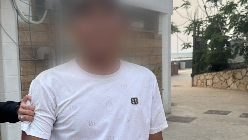 החשוד בעבירות מין שנתפס בחוף בבת ים