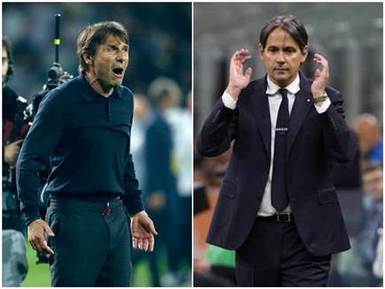 סימונה אינזאגי ואנטוניו קונטה (GETTY) (צילום: ספורט 5)