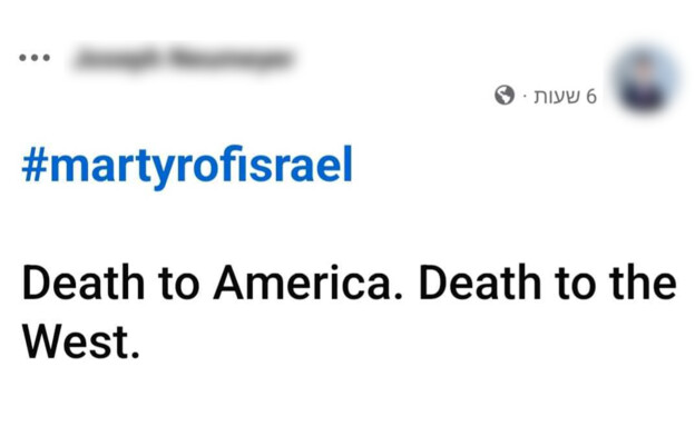 הפוסטים שפרסם התייר הגרמני שנעצר (צילום: שימוש לפי סעיף 27א' לחוק זכויות יוצרים)