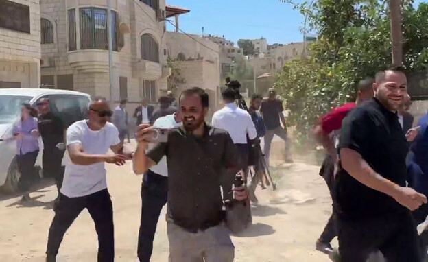 התקרית בג'נין (צילום: מתוך תיעוד שעלה ברשתות החברתיות, שימוש לפי סעיף 27א' לחוק זכויות יוצרים)