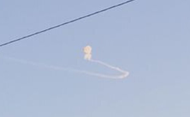 יירוט בשמי אשקלון  (צילום: שימוש לפי סעיף 27 א)