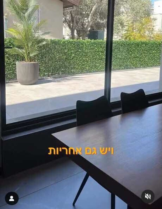 רוית אסף מציצים פינת אוכל (צילום: מתוך הסטורי)