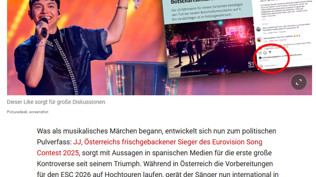 JJ, אירוויזיון JJ, אירוויזיון