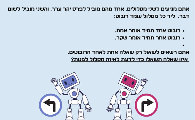 חידת הרובוטים (איור: הפרופסור הלא המפוזר)