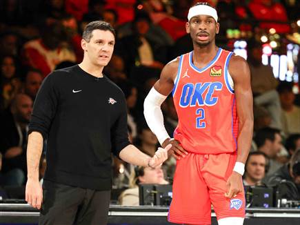 הכימיה של OKC נוצרה בזכות האיש על הקווים (Getty) (צילום: ספורט 5)