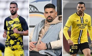 שיר צדק, אריאל הרוש, אוראל דגני (צילום: ספורט 5)