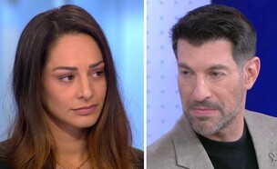 חיים אתגר ומפל אדם (צילום: מתוך "חיים ומעיין", קשת 12)