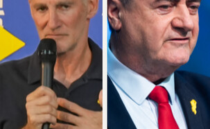 יאיר גולן, ישראל כ"ץ (צילום: אורן בן חקון, חיים גולדברג, פלאש 90)