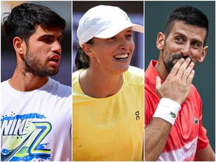 ההגרלה נקבעה. ג`וקוביץ`, שוויונטק ואלקרס (GETTY) (צילום: ספורט 5)
