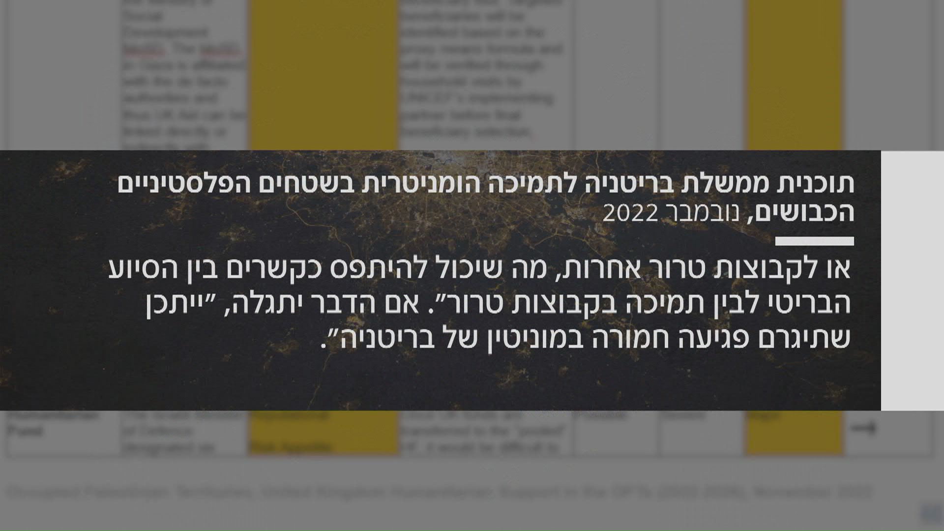 רבע מהמימון של חמאס מגיע מבריטניה - גם מהממשלה