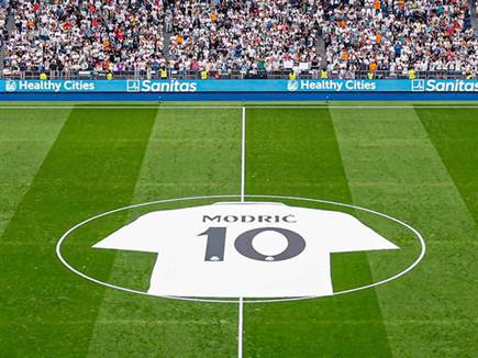 במשחקו האחרון של הקרואטי בסנטיאגו ברנבאו (Getty)