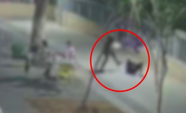 תיעוד התקיפה באור יהודה