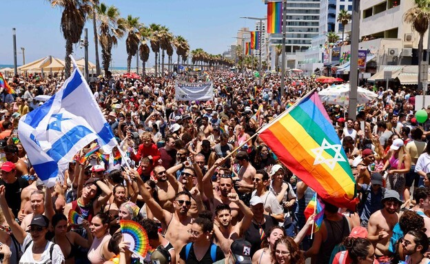 מצעד הגאווה בתל אביב 2021 (צילום: גיא יחיאלי)