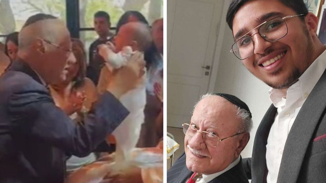 עמנואל משולם עם יאיר סעדו בצילום האחרון, ובברית האחרונה