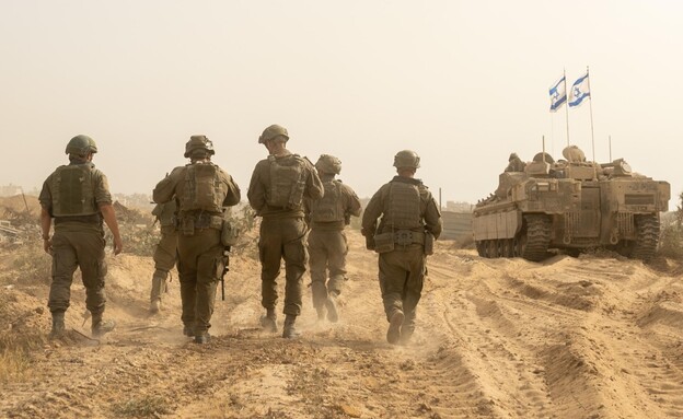 פעילות כוחות צוות הקרב של חטיבה 401 בצפון הרצועה (צילום: דובר צה