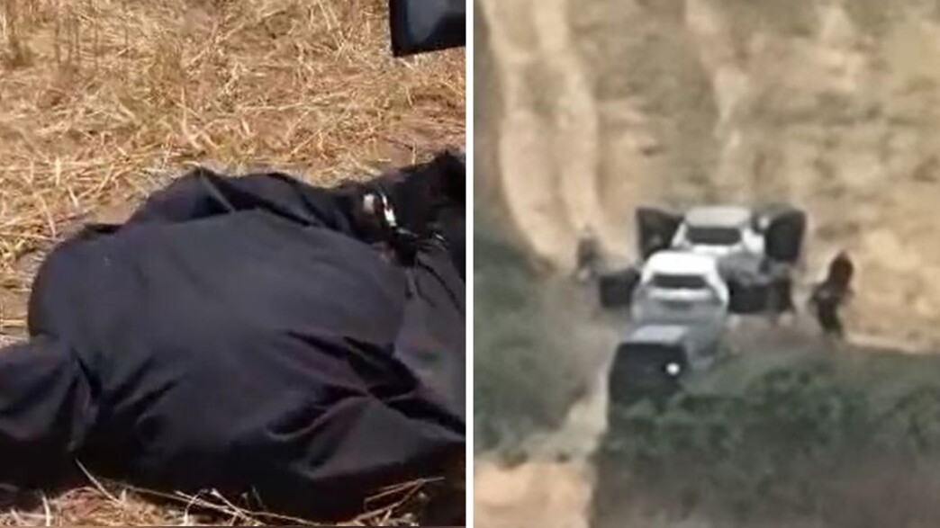 המרדף אחר החוליה, אחד החשודים אזוק