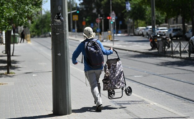 אזעקה בירושלים בעקבות שיגור טיל מתימן (צילום: יואב דודקביץ', TPS)