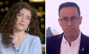 רוני דלומי, ניב רסקין (צילום: ניב רסקין: מתוך "חדשות הבוקר", רוני דלומי: מתוך "רוקדים עם כוכבים")