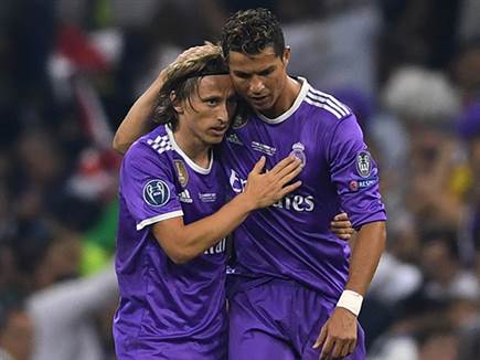 רונאלדו. רק במקום ה-14 מבין משתפי הפעולה עם מודריץ` (GETTY) (צילום: ספורט 5)