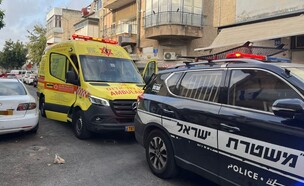 הרוג באירוע אלימות בתל אביב (צילום: דוברות מד"א)