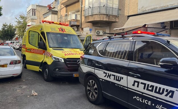 הרוג באירוע אלימות בתל אביב (צילום: דוברות מד