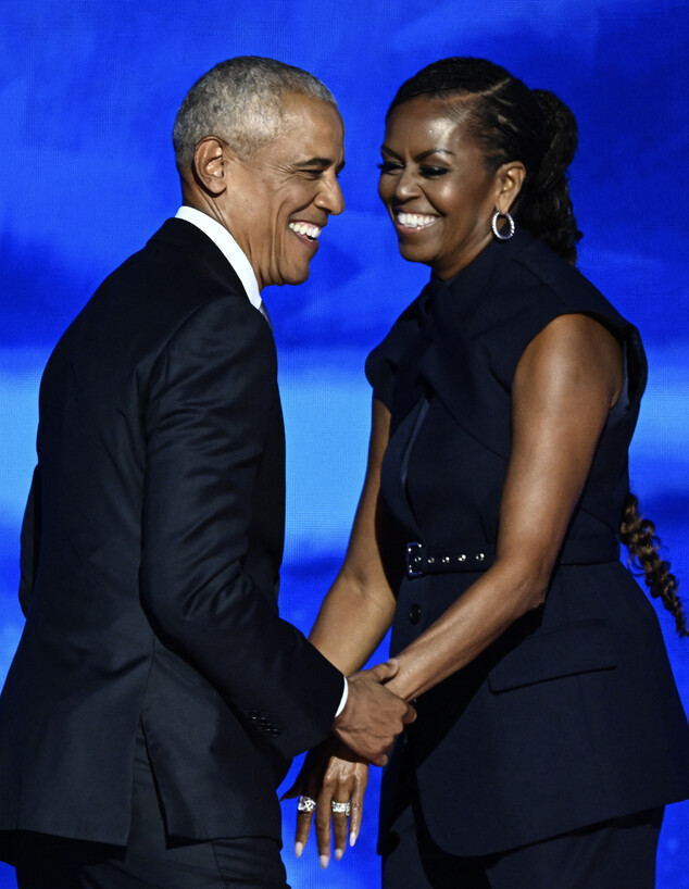 ברק ומישל אובמה (צילום: MANDEL NGAN, getty images)