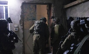 הפשיטה בכפר בסוריה (צילום: דובר צה"ל)