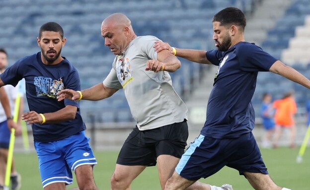 נבחרת הנובה נגד נבחרת ישראל (צילום: אבי מזרחי)
