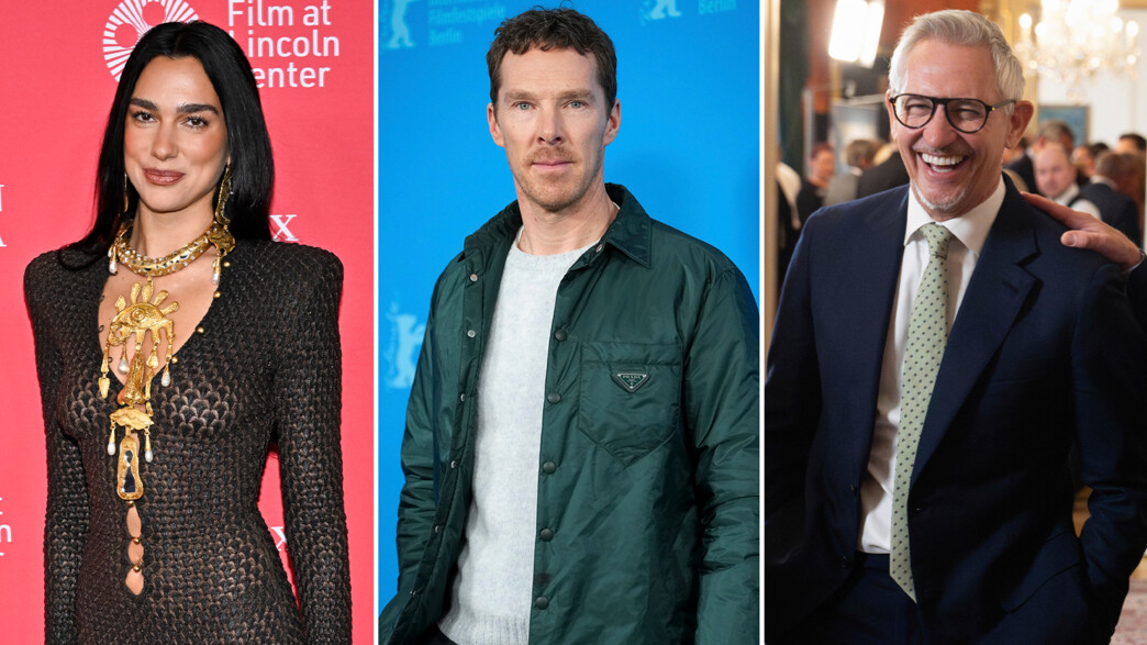 גארי ליניקר, בנדיקט קמברבאץ', דואה ליפה גארי ליניקר, בנדיקט קמברבאץ', דואה ליפה