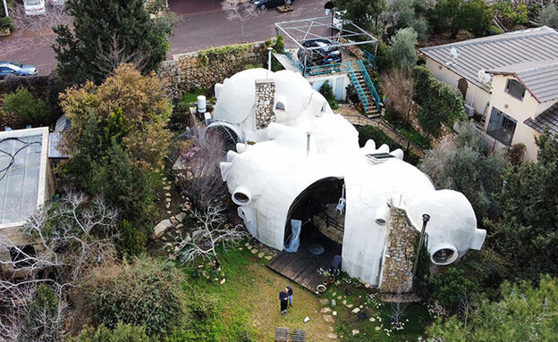 הבית העגול (צילום: רחפן יואב יפה)