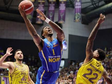 הצהובים של קטש נאבקו ברבע הראשון (צילום: אלן שיבר)