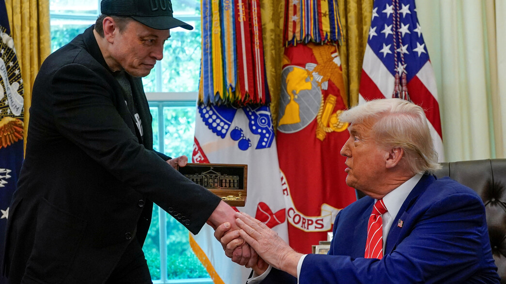 דונלד טראמפ ואילון מאסק