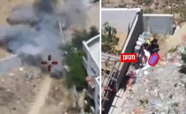 לאור יום: תוכנית המחבלים נחשפה - וסוכלה מהאוויר (צילום: דובר צה