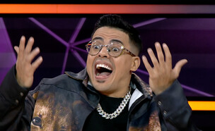 סטטיק  (צילום: מתוך "הזמר במסכה", קשת 12)