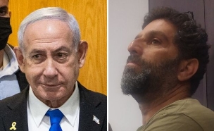 יוסי מרשק, בנימין נתניהו (צילום: מתוך עמוד ה-X של שלי טפיירו | חיים גולדברג, פלאש 90)