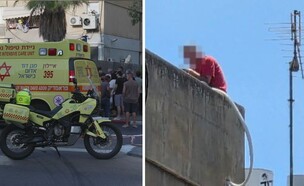 הבעל מתבצר על הגג, זירת הרצח בבת ים